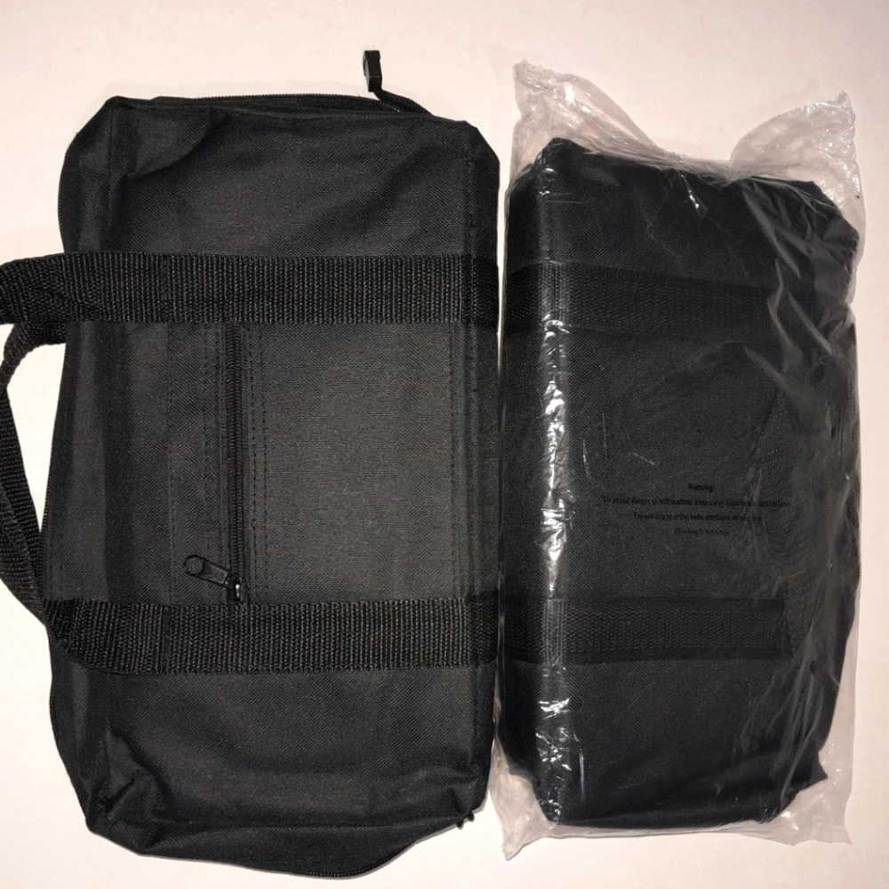One Single Pistolcase, Black, 4 Mag Holder